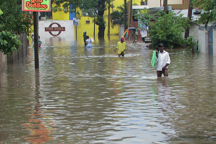 Flooding in Colombo